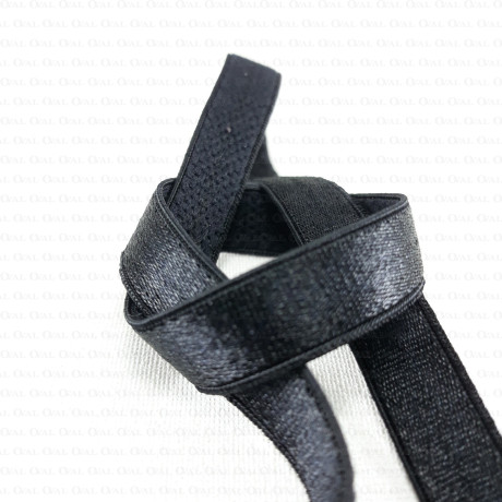 8mm/200m shoulder strap elastic black 4133 E