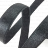 8mm/200m shoulder strap elastic black 4133 E