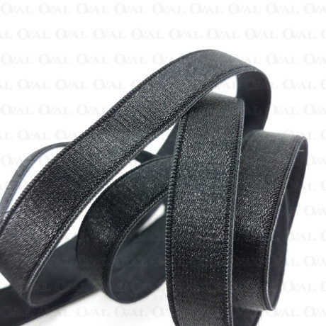 8mm/1m black shoulder strap elastic 4134 E