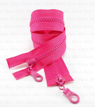 Two-slider zips amaranth 65.70 cm 2587