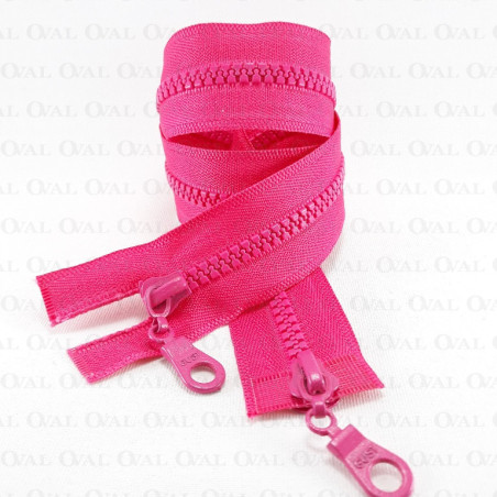 Two-slider zips amaranth 65.70 cm 2587