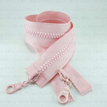Two-slider zips pink 50, 60, 65, 70 cm 2555