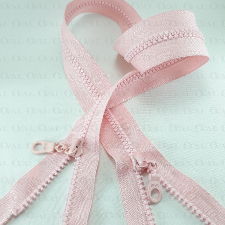Two-slider zips pink 50, 60, 65, 70 cm 2555