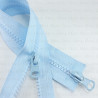 Two-slider zips light blue 50, 60, 65, 70 cm 4138