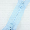 Two-slider zips light blue 50, 60, 65, 70 cm 4138