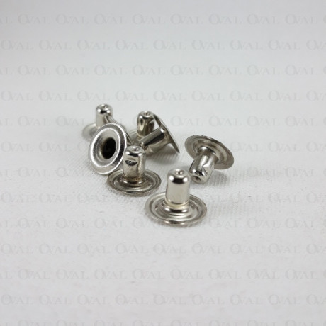 Napy 15mm/ 100szt   srebrne  4144