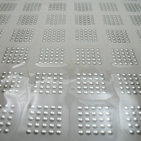 Iron-on studs – A4 sheet gold/silver no. 1311