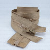 Block zips 70cm beige 4148