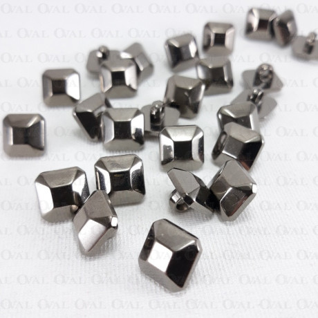 Plastic button 10x10mm/144pcs 4153