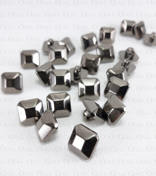Plastic button 10x10mm/144pcs 4153