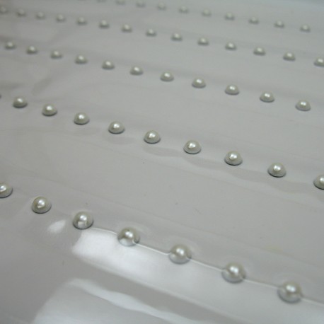 Termodżety - arkusz A4 białe perełki 3mm nr 1314 - 2300