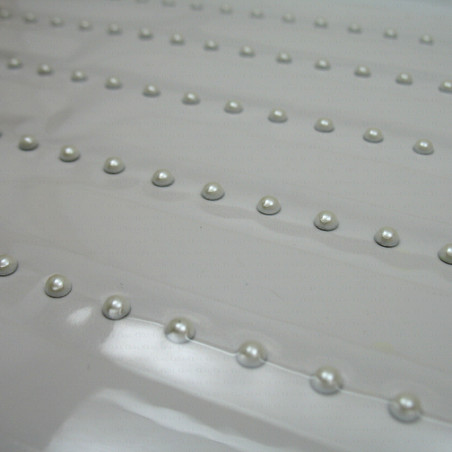 Thermo studs – A4 sheet white pearls 3mm no. 1314