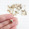 Cone button 10mm/10pcs gold 1041