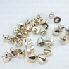 Cone button 10mm/10pcs gold 1041