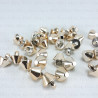 Cone button 10mm/144 or 1000 pcs gold 4154