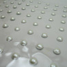 Thermo studs – A4 sheet white pearls 6 mm no. 1316