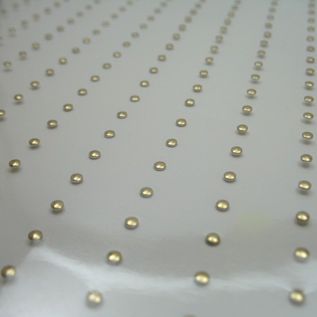 Termodżety - arkusz A4 białe perełki 6mm nr 1316 - 2303