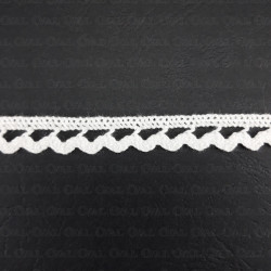 Koronka bawełniana 9mm/1 lub 25m biel 2949 Koronka bawełniana 9mm/1 lub 25m biel 2949