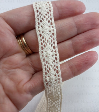 Koronka bawełniana 14mm/20y  ecru 2568