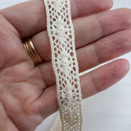 Koronka bawełniana 14mm/20y  ecru 2568