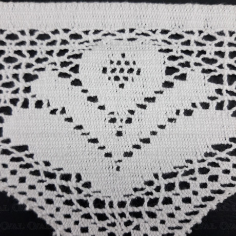 Cotton lace 105 mm / 1 m WHITE 341