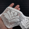 Cotton lace 105 mm / 1 m WHITE 341