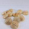 Metal button 22mm / 10 or 100 pcs 1867
