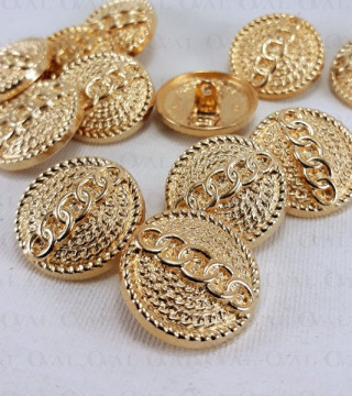 Metal button 22mm / 10 or 100 pcs 1867