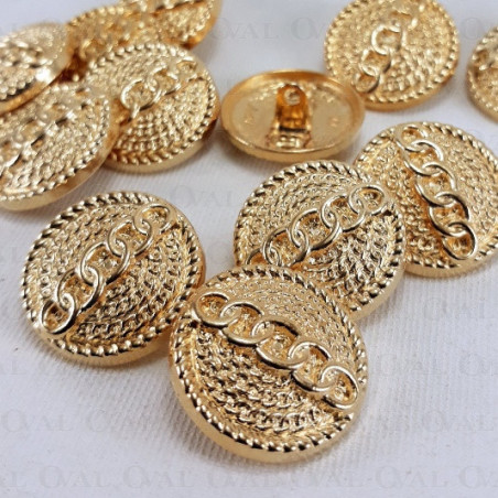 Metal button 22mm / 10 or 100 pcs 1867