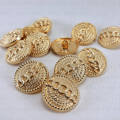 Metal button 22mm / 10 or 100 pcs 1867