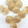Metal button 22mm / 10 or 100 pcs 1867