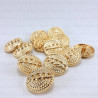 Metal button 22mm / 10 or 100 pcs 1867