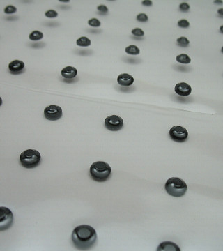 Thermo rhinestones – A4 sheet black 5mm no. 1322