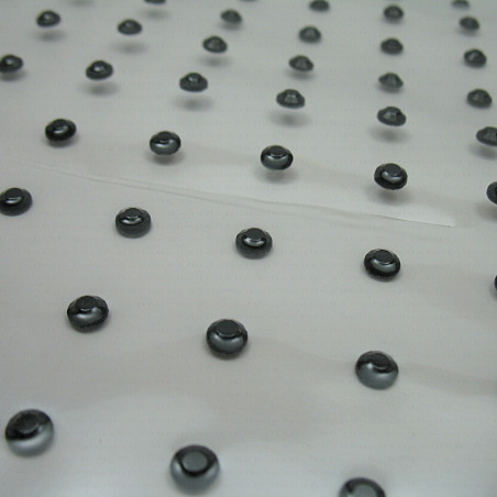 Thermo rhinestones – A4 sheet black 5mm no. 1322