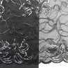 Elastic lace 220mm/1m black 4159