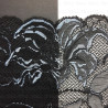 Elastic lace 220mm/1m black 4159