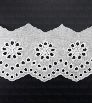 Lace 90mm/1m cream 4160