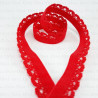 10mm/1m red lingerie elastic 4161
