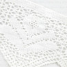 Cotton lace 105 mm / 1 m WHITE 341