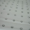 Thermo rhinestones - A4 sheet silver 4mm no. 1324