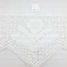 Cotton lace 105 mm / 1 m WHITE 341