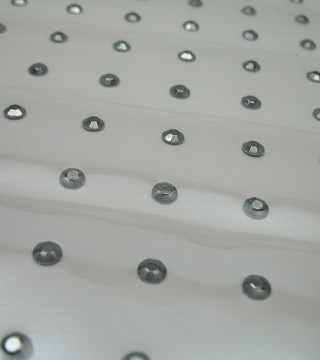 Dark silver 4mm hot-fix rhinestones – A4 sheet no. 1325