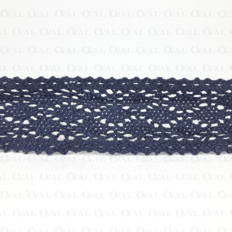 Koronka bawełniana 35mm /1y granat   3807