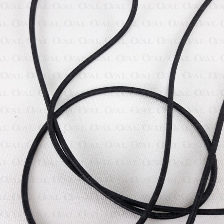 Round elastic 2.5mm / 50m black 510