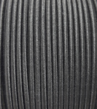 Guma okrągła  2,5mm / 50m  czarna  510