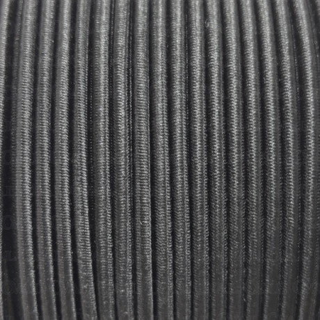 Round elastic 2.5mm / 50m black 510