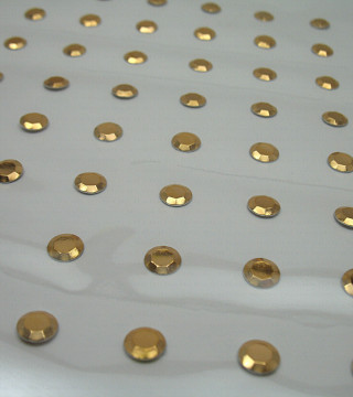 Heat transfer studs – A4 sheet gold 6mm no. 1328