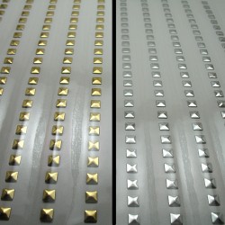 Termodżety - arkusz A4 złote/srebrne 5x5mm nr 1329