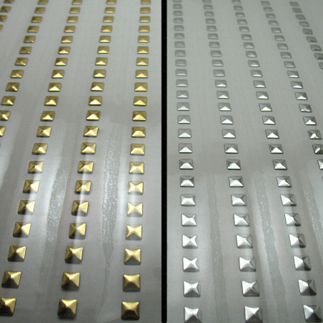 Thermo studs – A4 sheet gold/silver 5x5 mm no. 1329