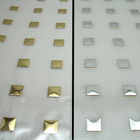 Thermo studs – A4 sheet gold/silver 7x7 mm no. 1330